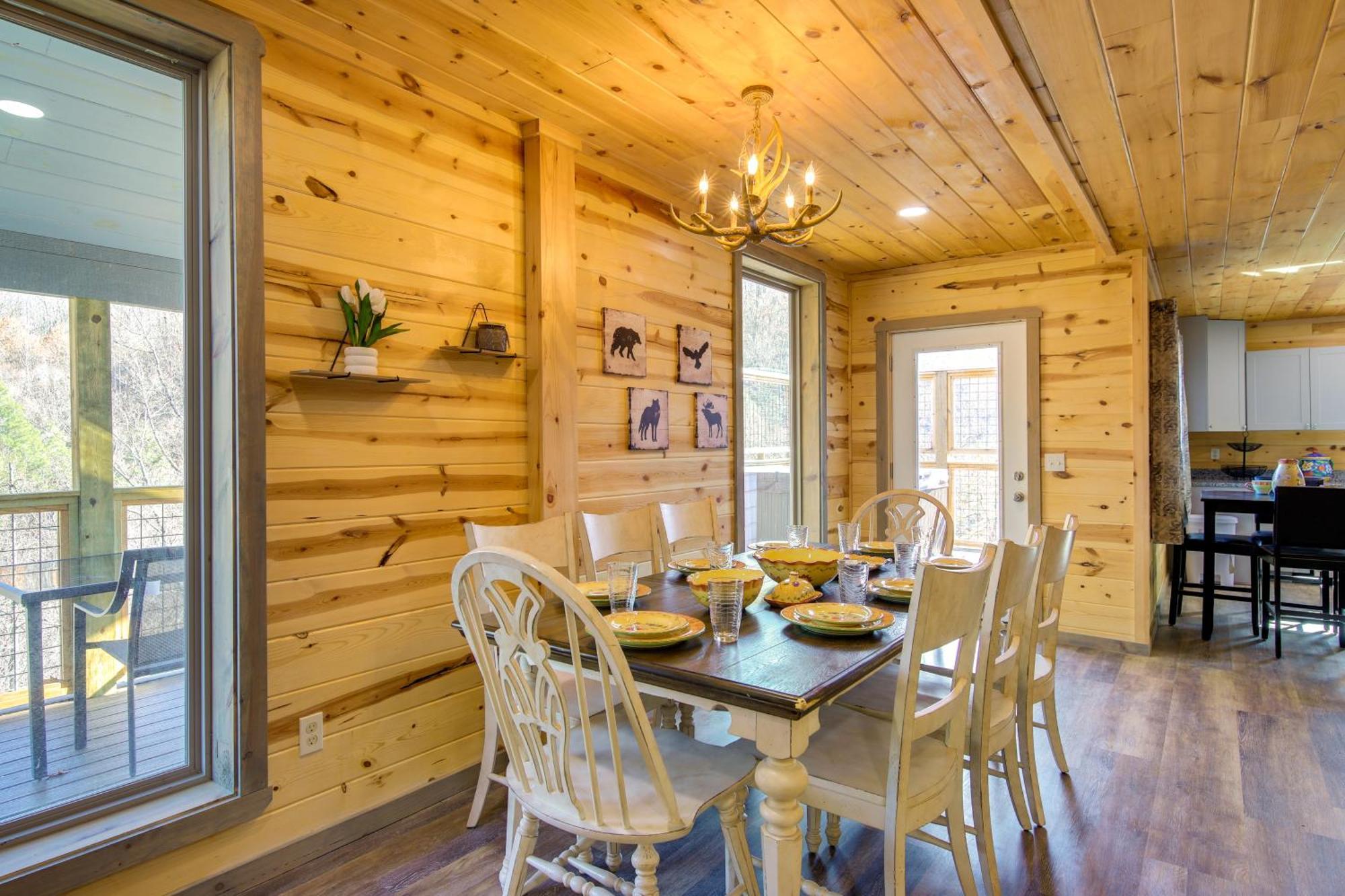 Gatlinburg Cabin With Game Room, Hot Tub And Mtn Views المظهر الخارجي الصورة